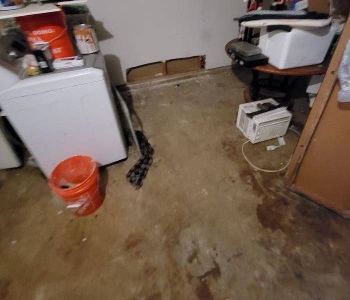 post mitigation in a garage