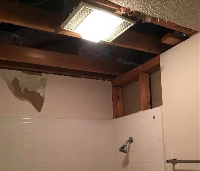 Ceiling Removed from damages